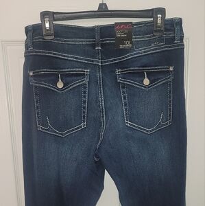 INC International Concepts Dark Blue Straight Leg Jeans